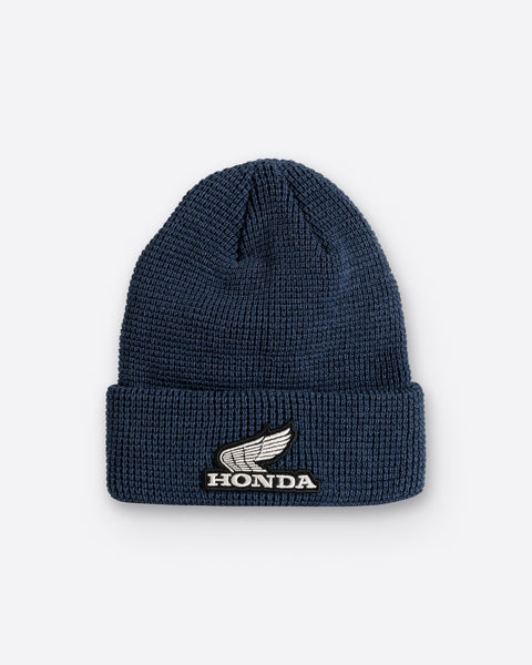 Honda Wing Beanie Dunkelblau