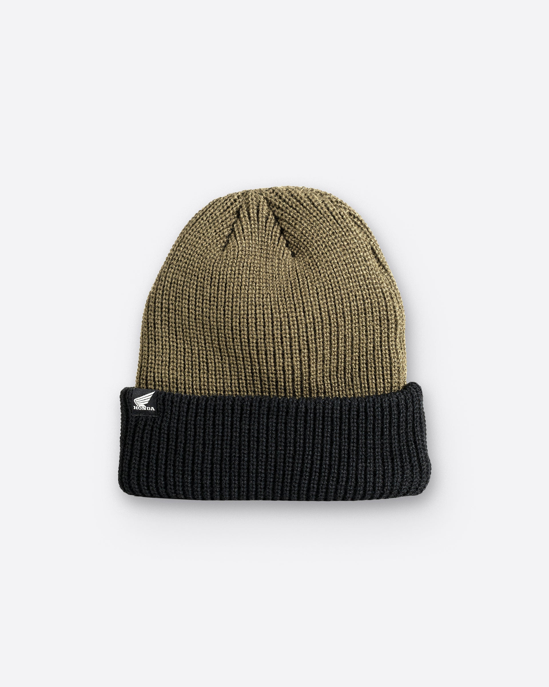 Honda Wing Beanie Olivgrün / Schwarz