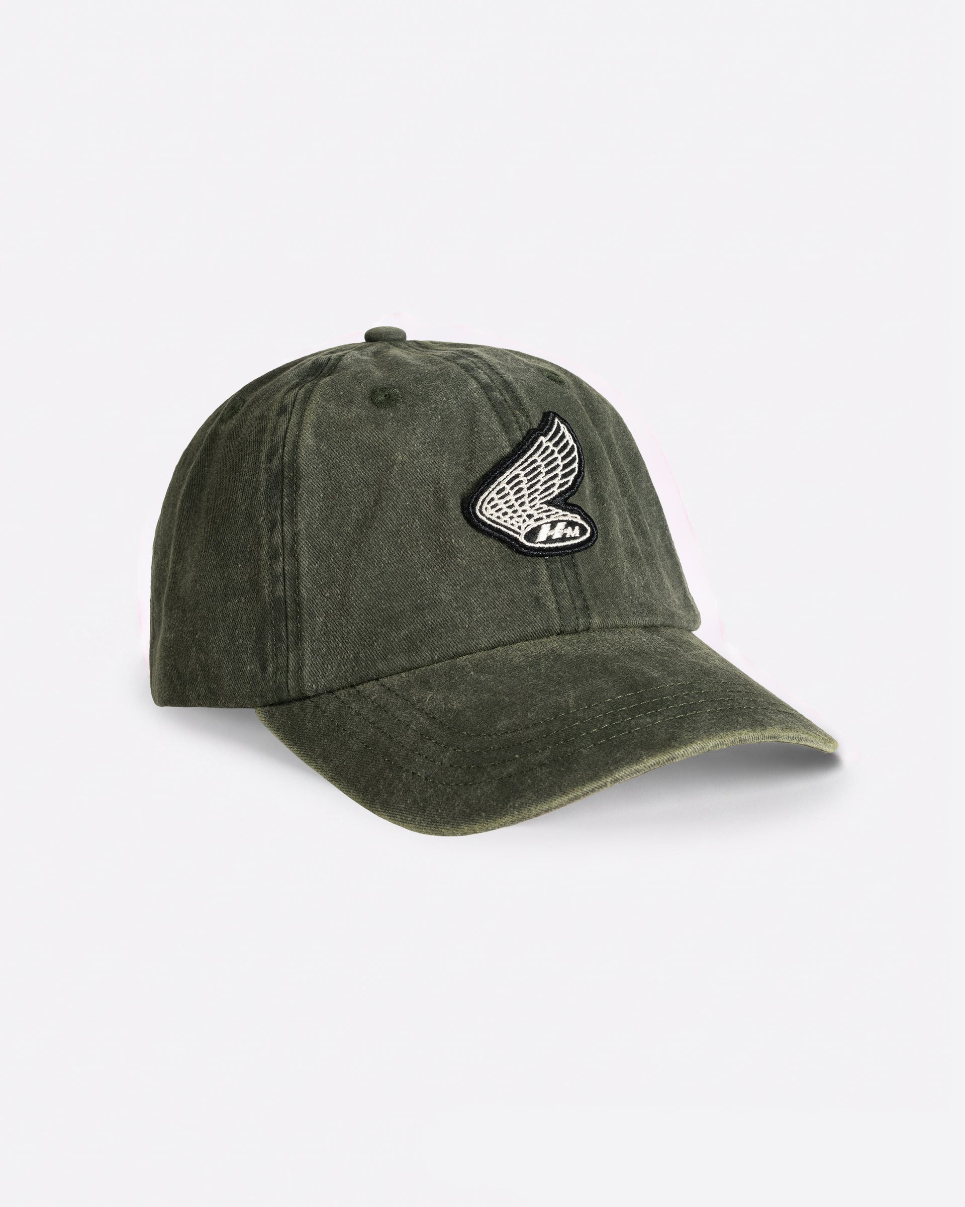 Honda Wing Baseball Cap Olivgrün