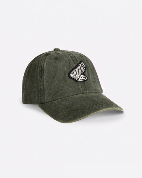 Honda Wing Baseball Cap Olivgrün