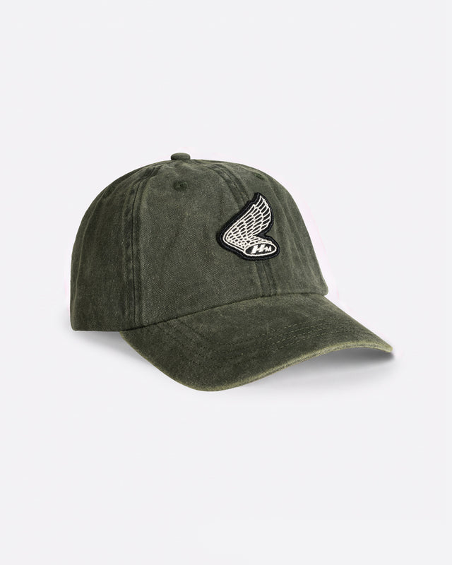Honda Wing Baseball Cap Olivgrün