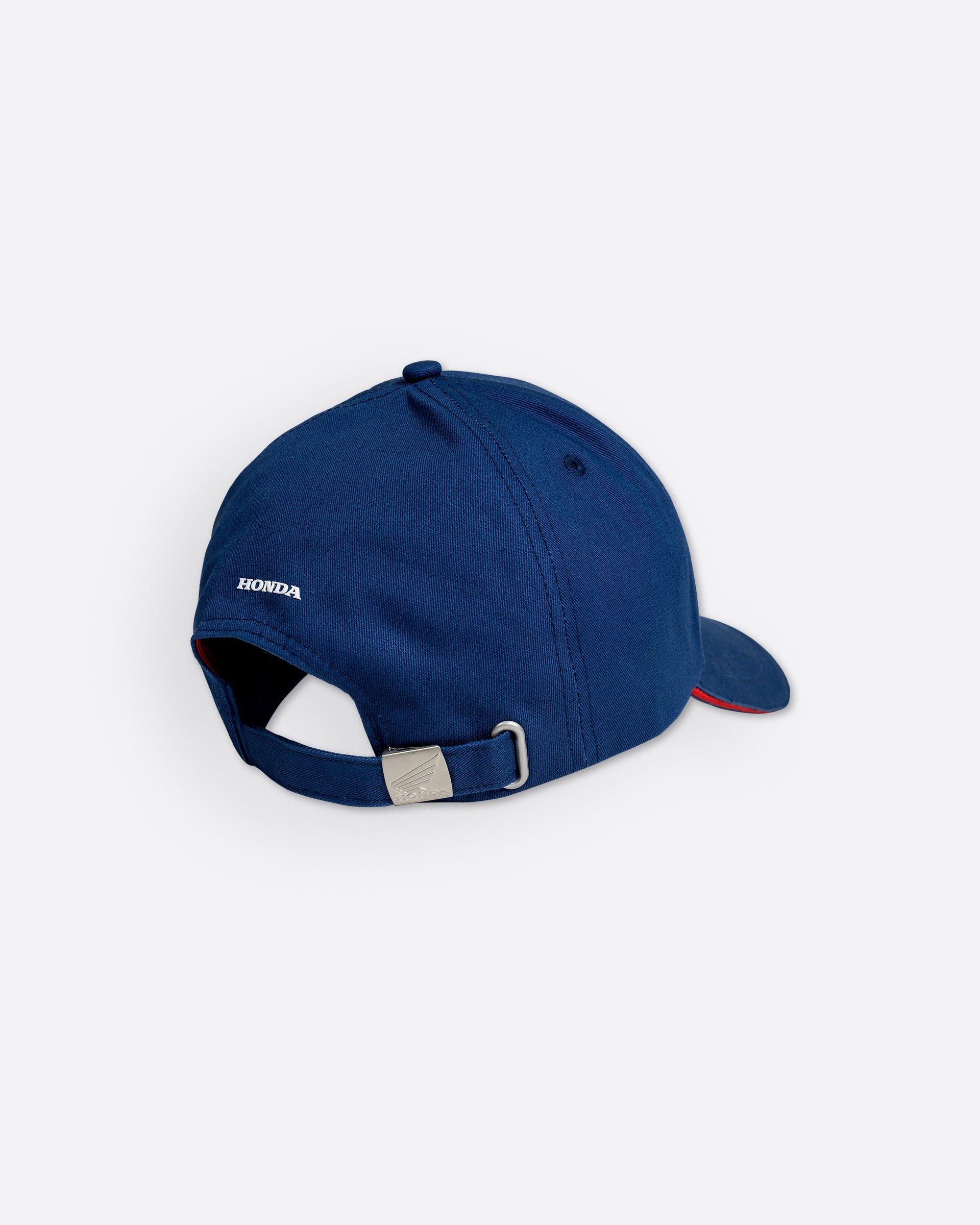 Honda Baseballkappe Blau, Rückansicht.