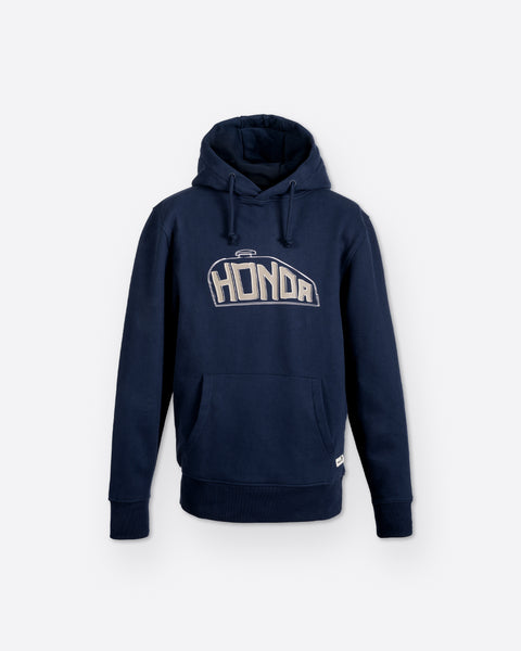 Honda Tank Hoodie Blau
