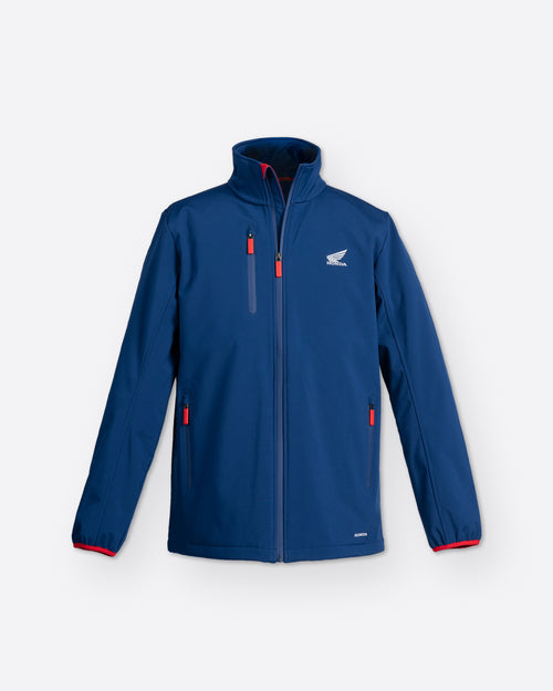 Honda Wing Softshell-Jacke Blau