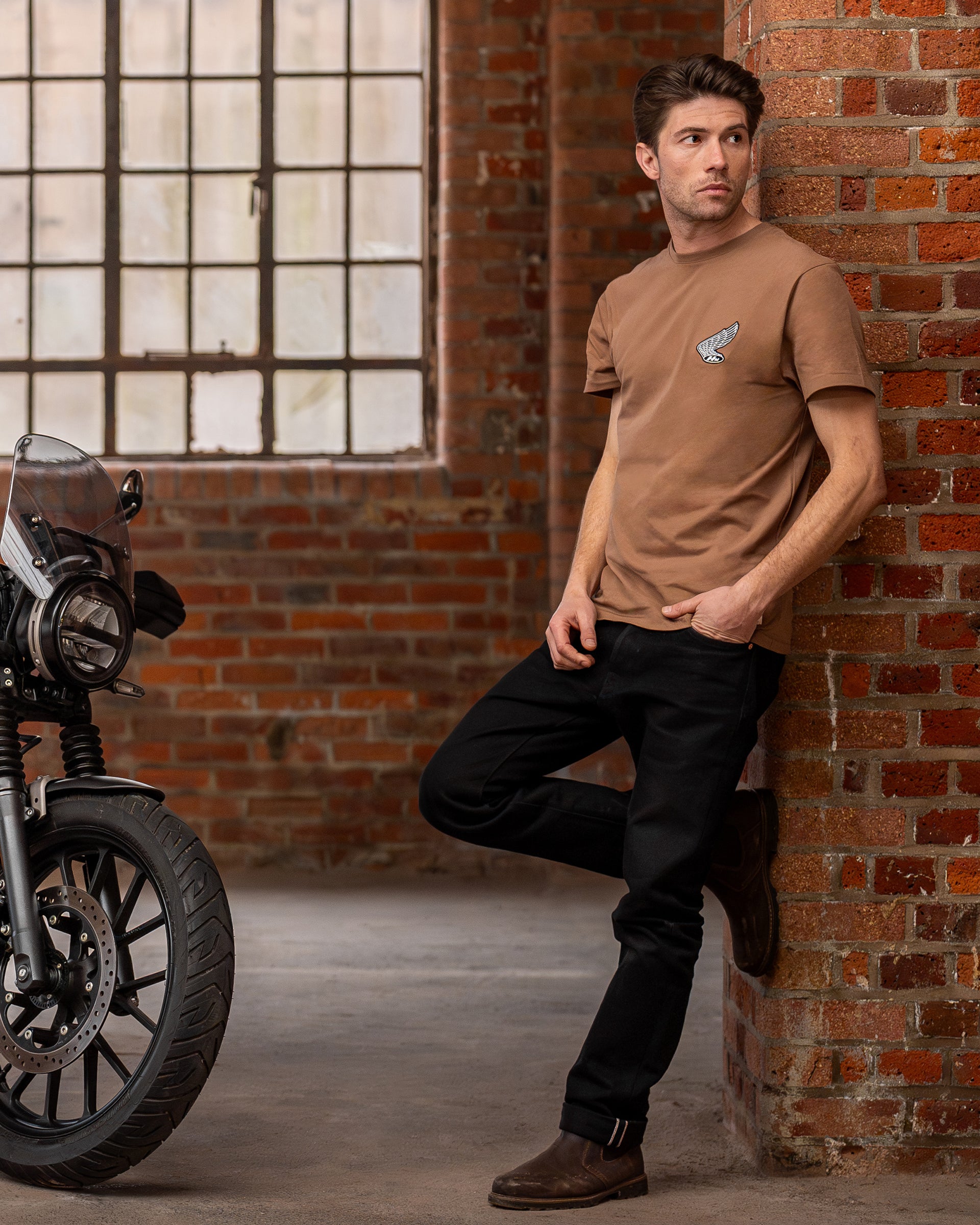 Honda Wing T-Shirt Sand